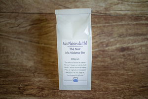Thé noir à la violette 100 g BIO