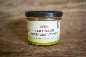 tartinade asperges vertes et noisettes grillées 90 g 