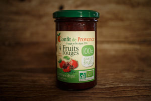 Confiture 100% fruits 4 fruits rouges 290 g BIO