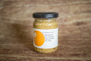 moutarde vinaigre de pomme et miel 145 g BIO