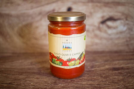 sauce tomate olives et câpres 290 g BIO