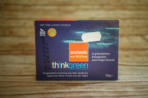 Anchois entiers à l'huile d'olive 90 g BIO