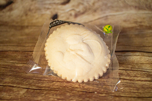 Biberli blanc motif de Pâques 80 g BIO